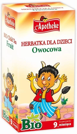 APOTHEKE Herbatka dla dzieci powyżej 9 miesiąca życia Owocowa 2g x 20 saszetki