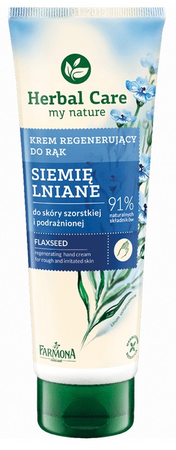 HERBAL CARE Krem odżywczy do rąk Siemię Lniane 100ml