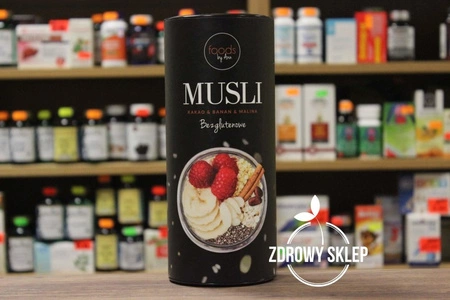 Foods by Ann MUSLI bezglutenowe Kakao & Banan & Malina 350g