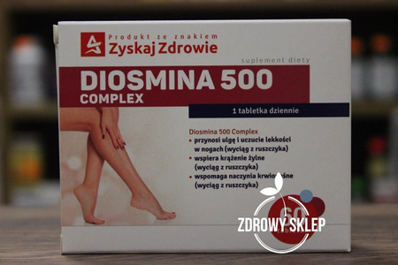Zyskaj Zdrowie DIOSMINA 500 COMPLEX 450mg 60 tabletek