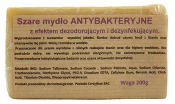 CARMEN Szare mydło antybakteryjne 200g