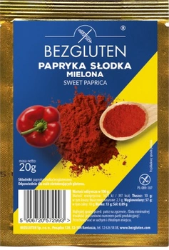 BEZGLUTEN Papryka słodka bezglutenowa 20g