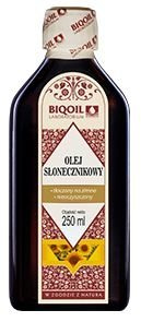 BIOOIL Olej słonecznikowy tłoczony na zimno 250ml