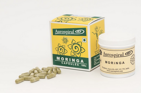 AUROSPIRUL Moringa 400mg 100 kapsułek