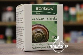 Sanbios krem ze śluzem ślimaka rozjaśniający odżywczy dzień noc 50ml