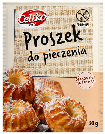 CELIKO Proszek do pieczenia bezglutenowy 30g