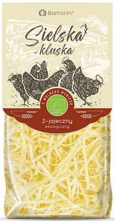 Bartolini Makaron 2-jajeczny krajanka bio 250g