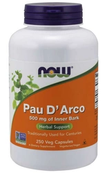 NOW Foods Pau D'Arco la pacho 500mg 250 vege kapsułek