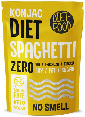 Diet-Food makaron konjac spaghetti bezglutenowy 200g