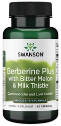 Swanson Berberine Plus berberyna melon 60 kapsułek