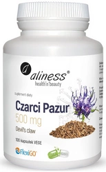 aliness Czarci Pazur devil claw 500mg 100 vege kapsułek