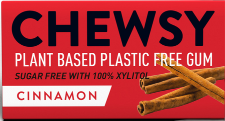 Chewsy Naturalna guma do żucia o smaku cynamonowym z ksylitolem 15g