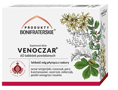  Produkty Bonifraterskie  Venoczar 60 tabletek