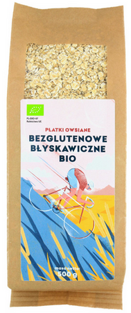 PIĘĆ PRZEMIAN Płatki owsiane bezglutenowe błyskawiczne BIO 500g