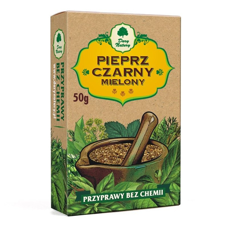 Dary Natury Pieprz czarny mielony 50g