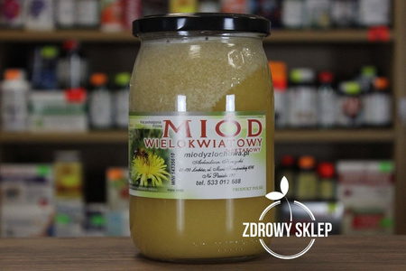 MIÓD WIELOKWIATOWY nektarowy Polska 950g