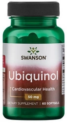Swanson Ubiquinol 50mg 60 kapsułek żelowych