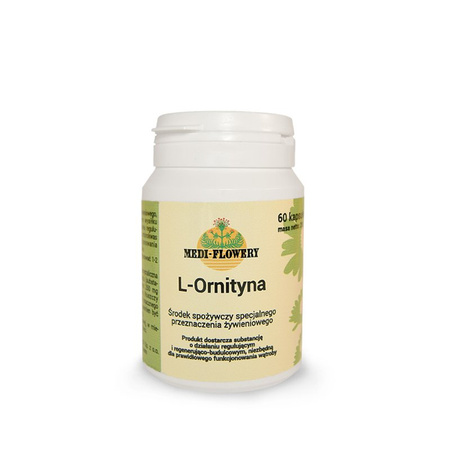 MEDI-FLOWERY L-Ornityna 250mg 60 kapsułek