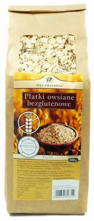 Pięć Przemian Płatki owsiane bezglutenowe 500g