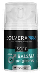 SOLVERX SOFT Balsam po goleniu dla mężczyzn skóra wrażliwa 50ml