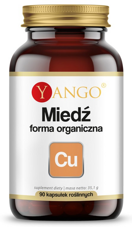 YANGO Miedź forma organiczna 90 kapsułek