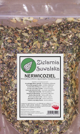 Zielarnia Suwalska Nerwicoziel 200g wg Klimuszki