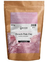 NATUR PLANET Glinka oryginalna francuska różowa - do skóry naczynkowej i delikatnej 100g