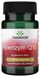 Swanson Koenzym Q10 100mg 50 kapsułek żelowych