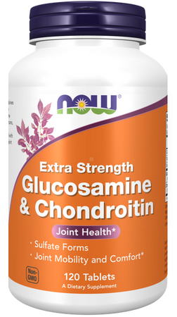NOW Foods Glukozamina Chondroityna 120 tabletek