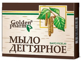 Golden Pharm Mydło dziegciowe w kostce 70g