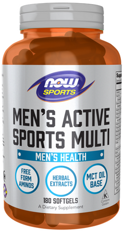 NOW Foods Sports Men's Active Sports 180 kapsułek