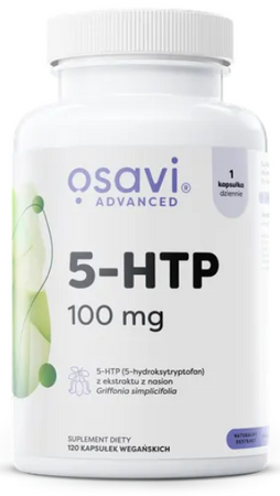 Osavi 5-HTP 5-hydroksytryptofan 100mg 120 kapsułek