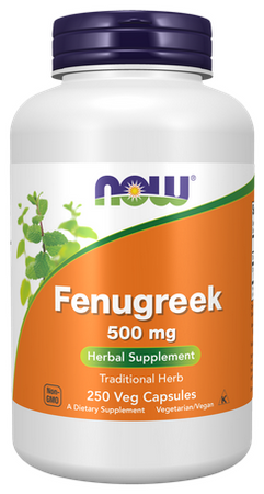 NOW Foods Fenugreek kozieradka 500mg 250 vege kapsułek