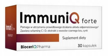 Bioceriq Pharma ImmuniQ Forte odporność 30 kapsułek