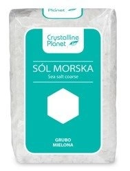 CRYSTALLINE PLANET Sól morska grubo mielona 600g
