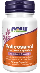 NOW FOODS Policosanol z trzciny cukrowej 10mg 90 kapsułek
