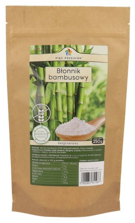 Pięć Przemian Błonnik bambusowy bezglutenowy 250g