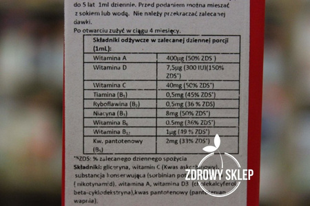 Natures Aid Multi Vitamin Drops multiwitamina dla dzieci krople 50ml