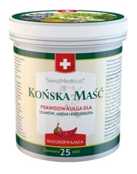 SWISSMEDICUS Końska maść rozgrzewająca ulga dla stawów,mięśni i kręgosłupa 250ml