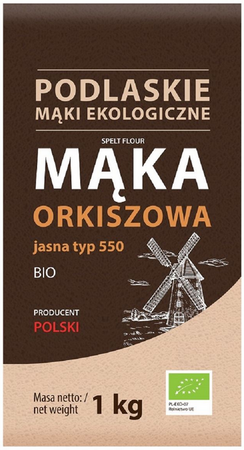 BioLife Mąka orkiszowa jasna typ 550 BIO 1kg