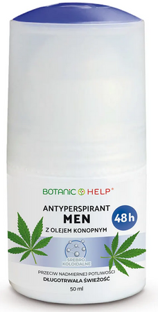 BOTANIC HELP Antyperspirant Men z olejem konopnym 50ml