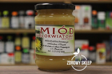MIÓD WIELOKWIATOWY nektarowy Polska 380g