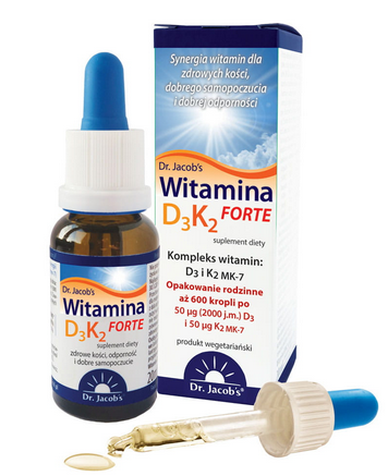 Dr. Jacob's Witamina D3 K2 MK-7 krople 20ml