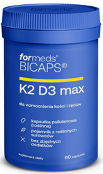 ForMeds BICAPS K2 D3 max 4000IU 60 kapsułek