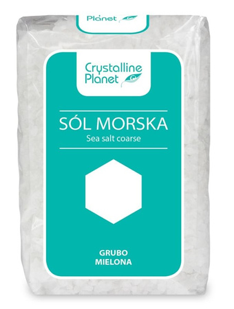  CRYSTALLINE PLANET Sól morska grubo mielona 600g