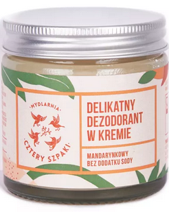 4 Szpaki Delikatny dezodorant w kremie mandarynkowy 60ml