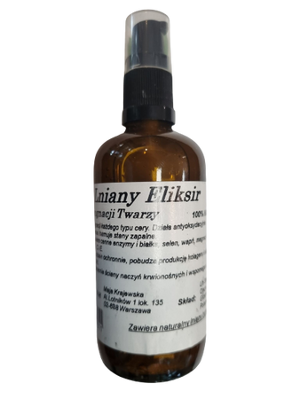 ACCREDO Lniany Eliksir do pielęgnacji twarzy naturalny 100ml