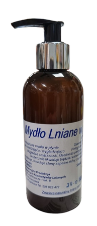 ACCREDO Mydło Lniane w płynie 100% naturalne 200ml