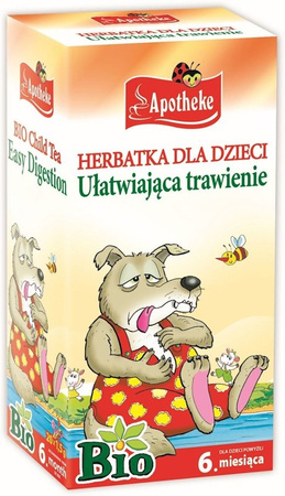 APOTHEKE Herbatka na trawienie dla dzieci powyżej 6 miesiąca życia 1.5 x 20 saszetki