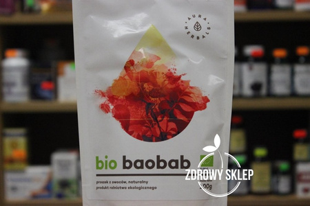 Aura Herbals BIO BAOBAB naturalny proszek z owoców 100g